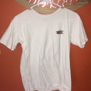 Santa Cruz white t-shirt